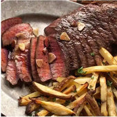 Chipotle Pineapple Tri Tip with Wild Mushroom & Sage Fries