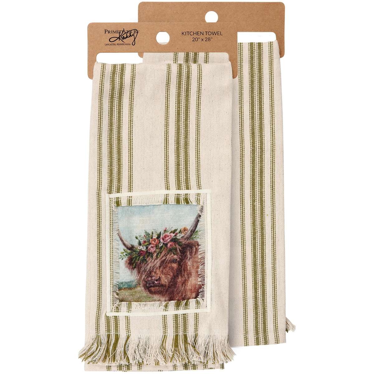 Spring Floral Highland Kitchen Towel