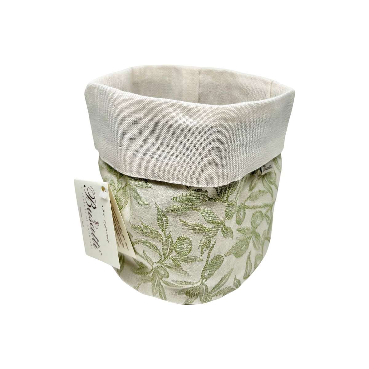 Busatti Olivo Selvatico Fabric Bread Basket