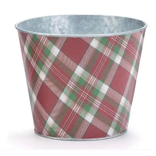 Christmas Plaid Gift Tin