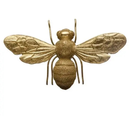 Resin Bee, Gold Finish