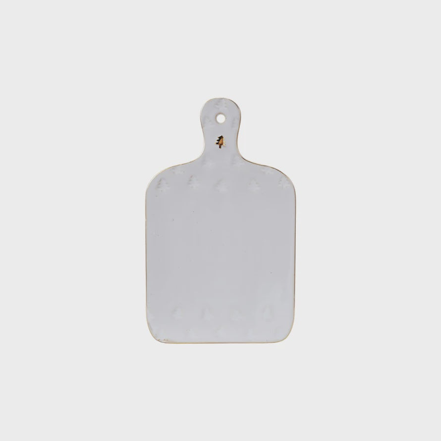 Debossed Stoneware Cheese/Cutting Board