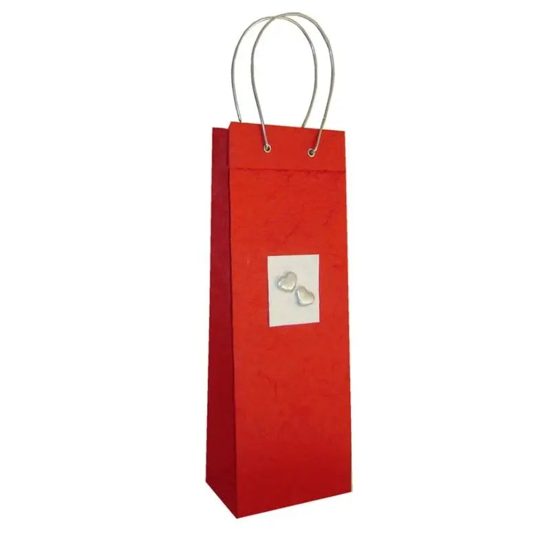 Handmade Paper Single 750ml Bottle Bag