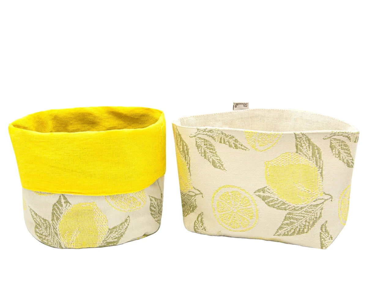 Busatti Limoncello Fabric Bread Basket