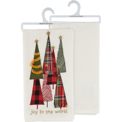 Embroidered Holiday Towel