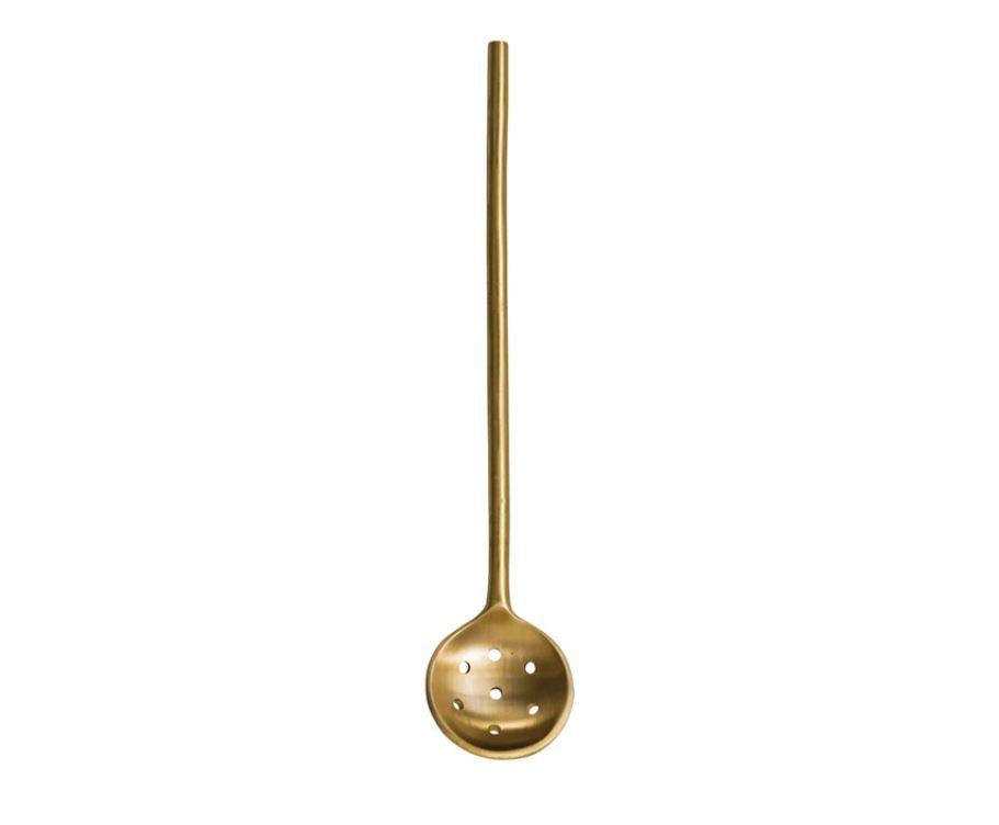 8 Brass Olive Spoon