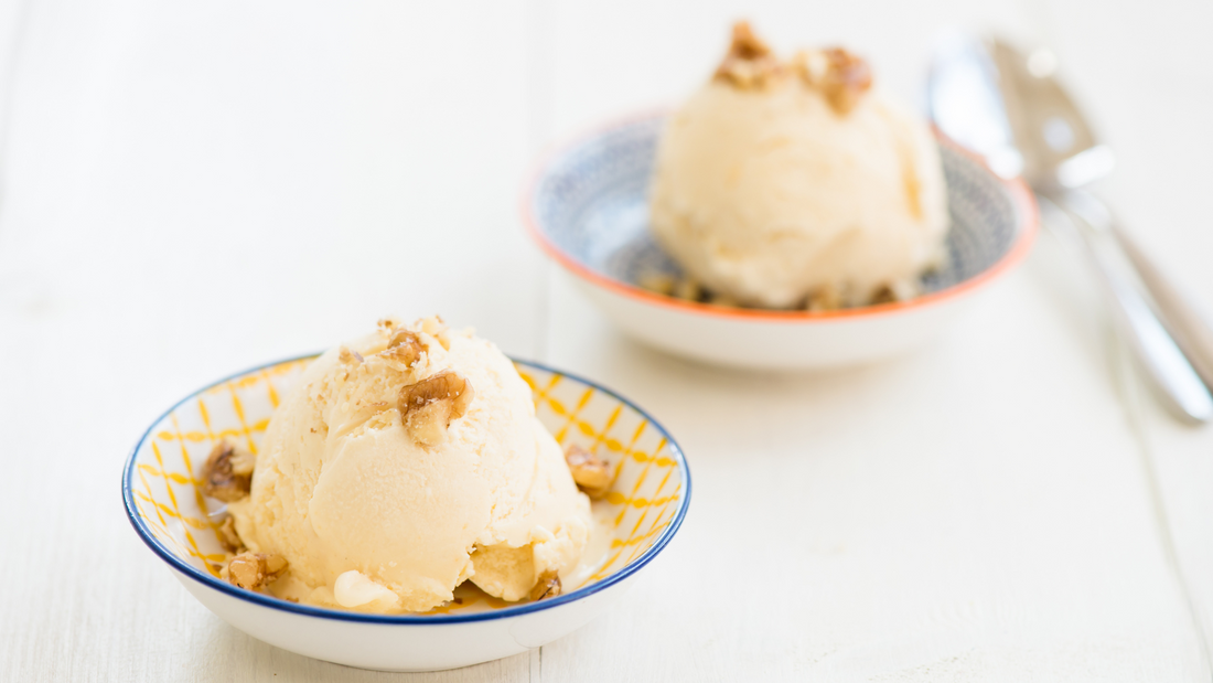 Melgarejo Hojiblanca Ice Cream With Salted Marcona Almond Brittle