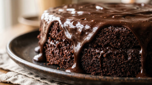 Dark Chocolate Blood Orange Cake with Ganache
