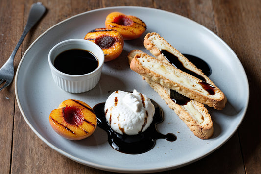 Grilled Apricots with Ricotta