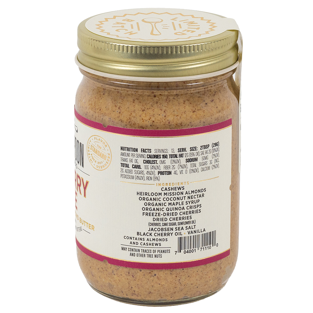 Limited Batch Big Spoon Roasters Cherry Pie Cashew + Almond Butter