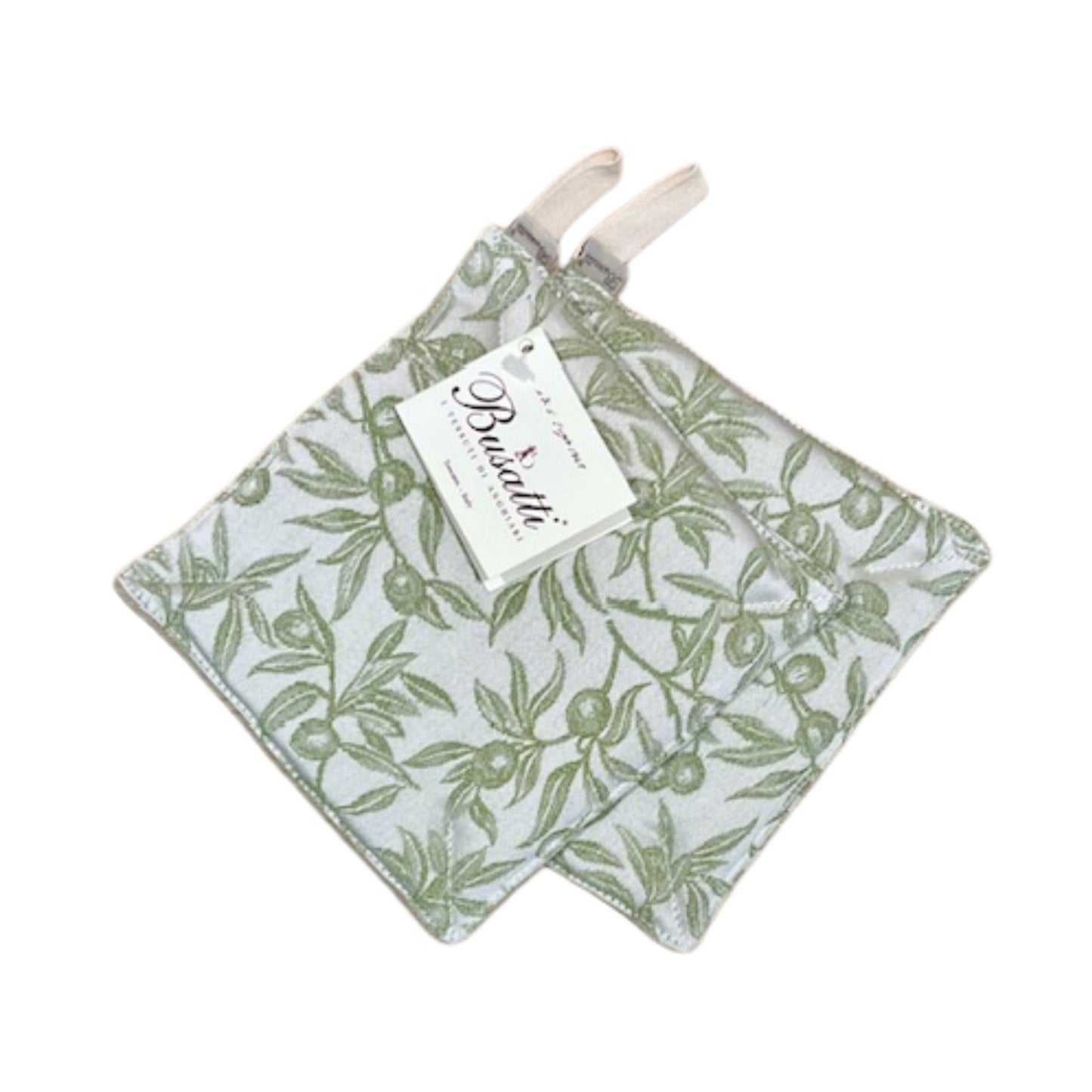 Busatti Olivo Selvatico Pot Holder Set/2