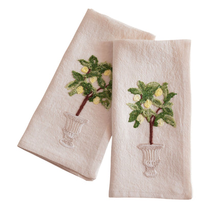 Busatti Italian Garden Embroidered Napkin-Set/2