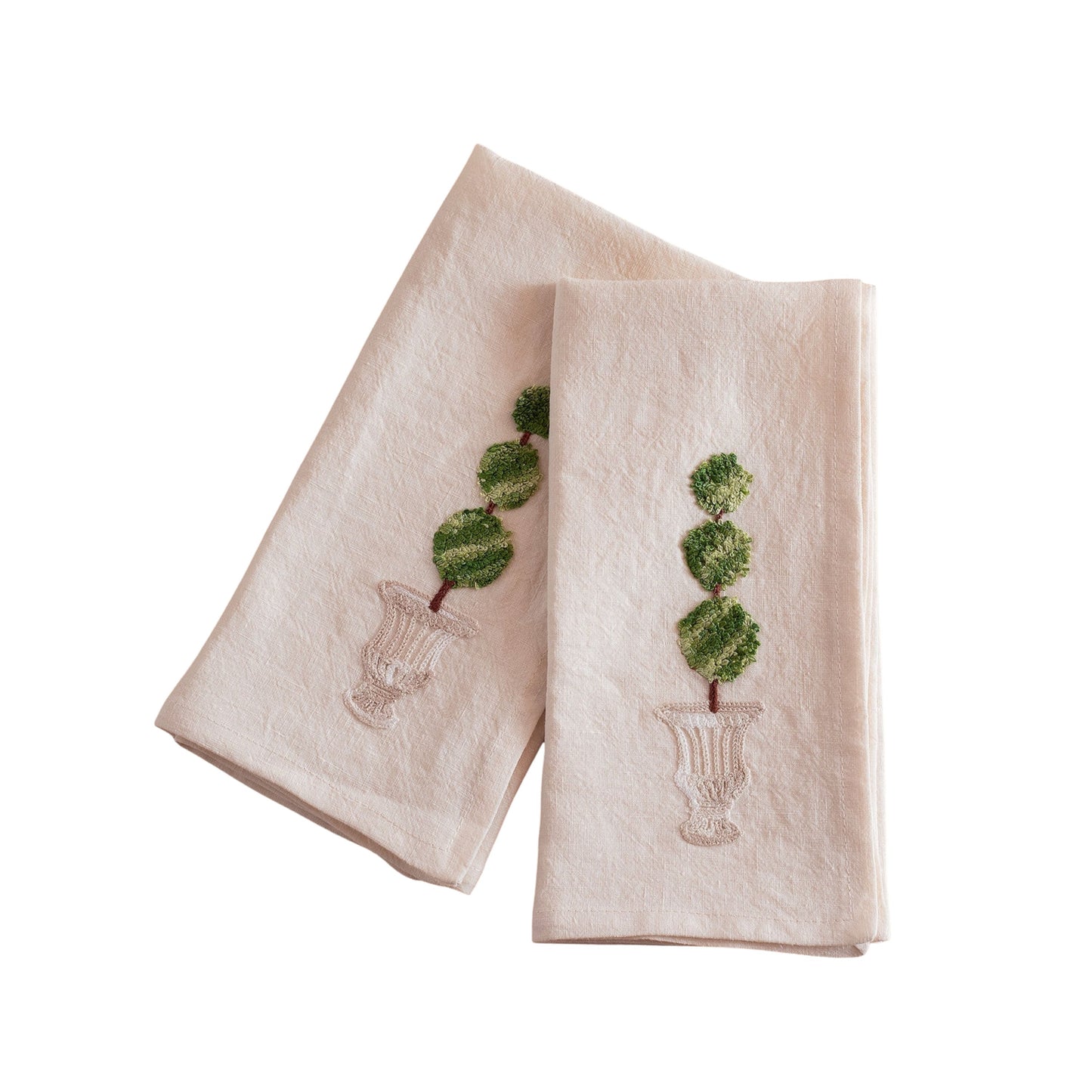 Busatti Italian Garden Embroidered Napkin-Set/2