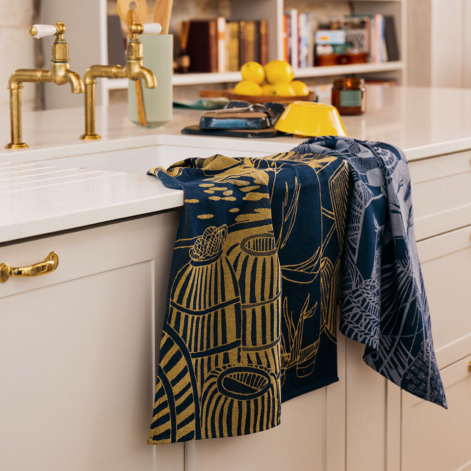 Moutet Tissage Kitchen Towel | Handwoven French Tea Towel