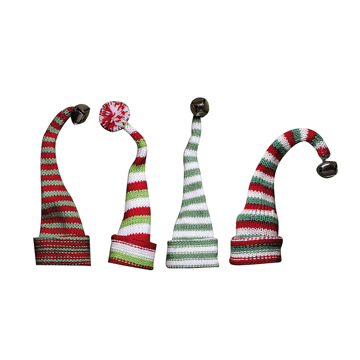 Striped Knit Hat Bottle Topper