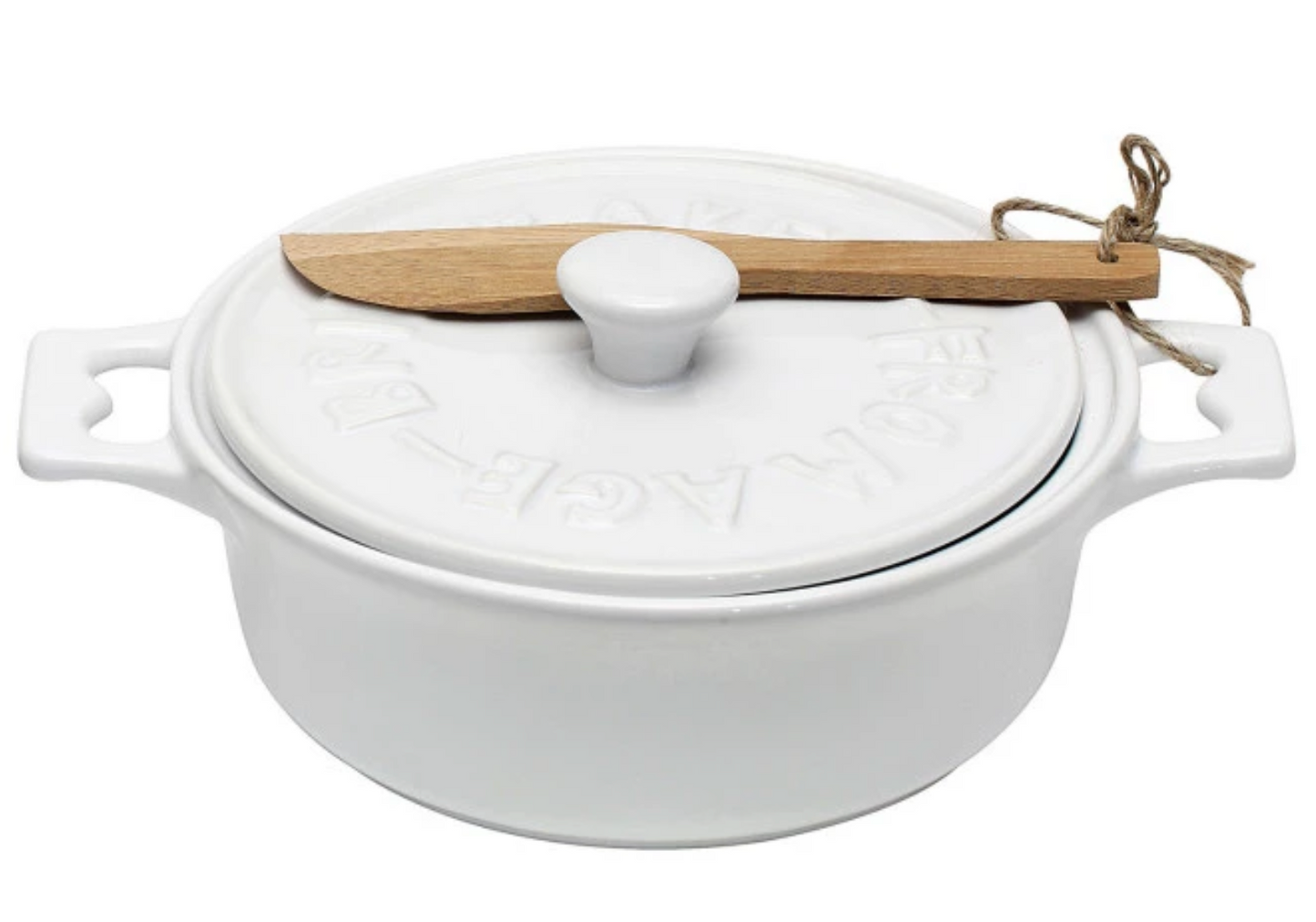 Brie Baker with Lid and Spreader