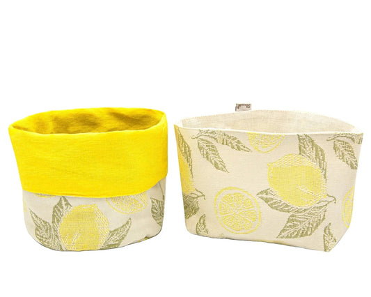 Busatti Limoncello Fabric Bread Basket