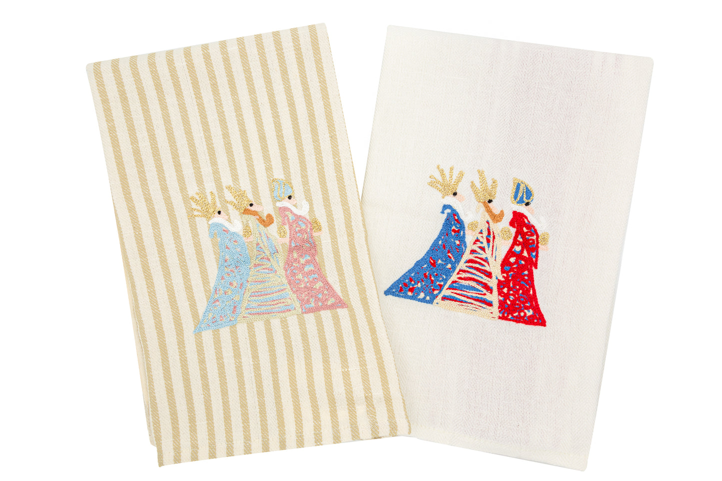 Busatti Holiday Embroidered Kitchen Towel