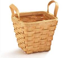 4" Wood Chip Basket