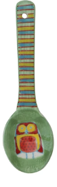 Multicolor Stoneware Painted Spoon