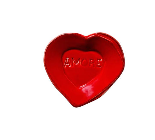 Lastra Red Heart Mini Amore Plate