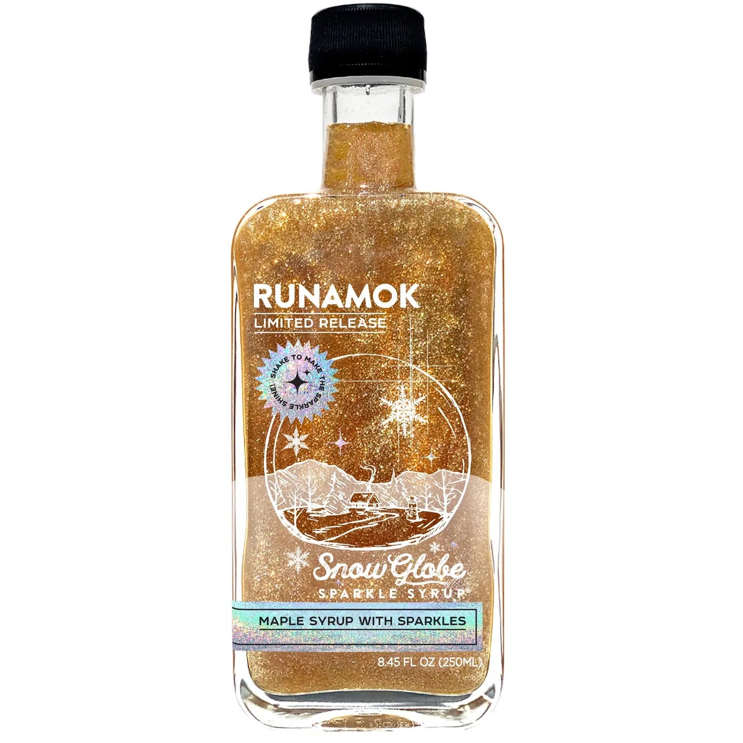 Runamok Snowglobe Sparkle Syrup