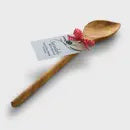 Olive Wood Corner Spoon 12.2"